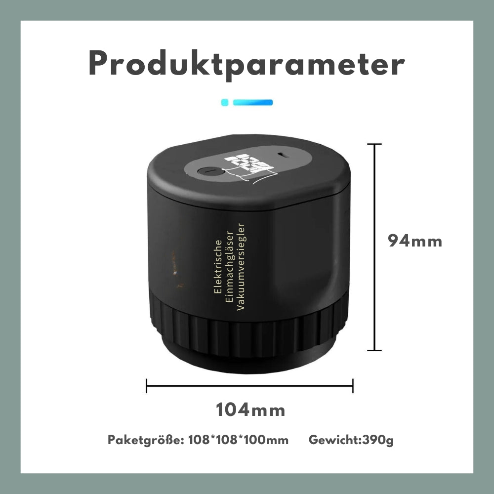 Elektroisches, innovatives Vakuumiergerät Set